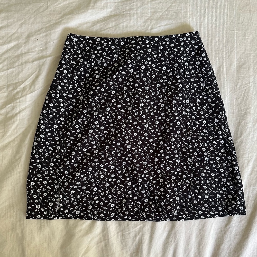 John Galt floral mini skirt